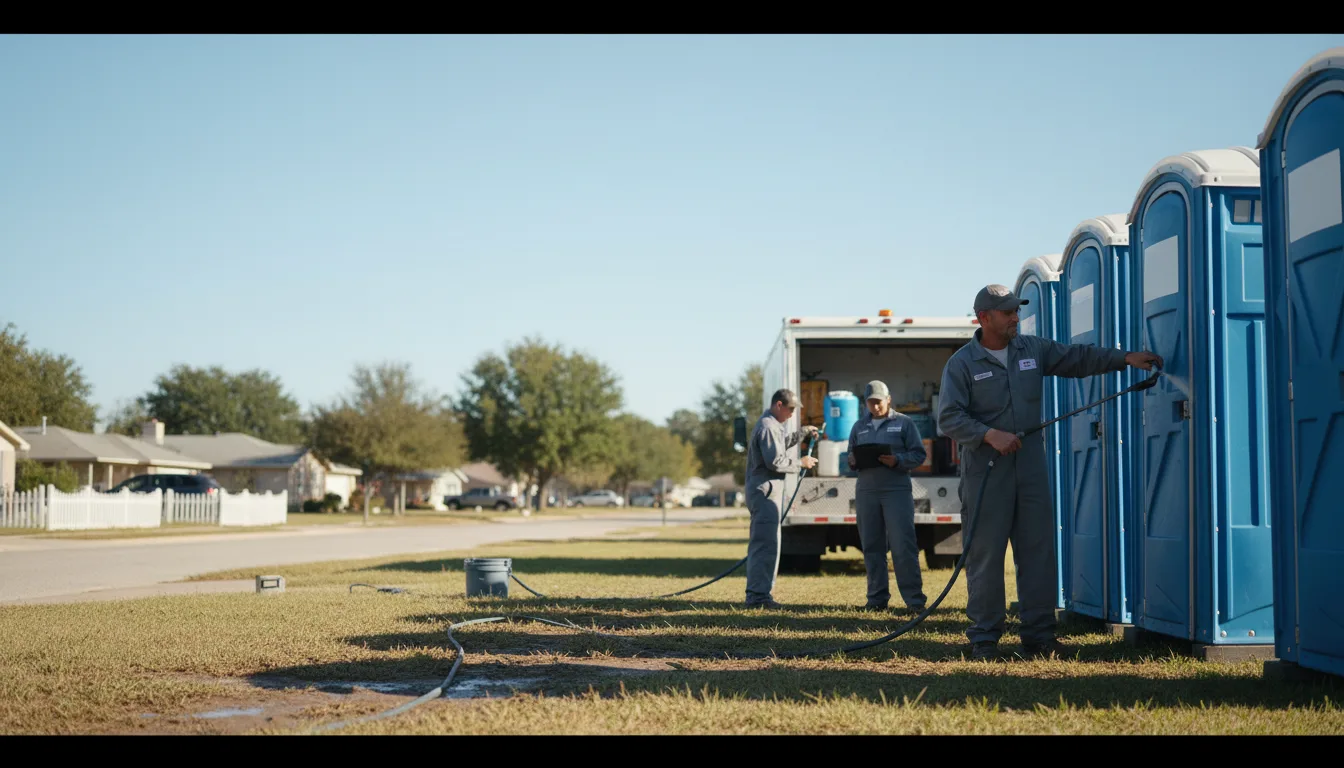 Long-Term Portable Toilet Rental in Columbus, TX near me